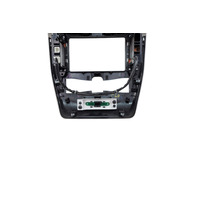 2011-2012 Nissan Leaf Center Panel Trim Panel Radio Bezel Black 68260-3NA0A, F020, OEM, 2011, 2012