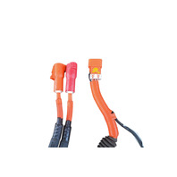 2011-2012 Nissan Leaf Battery Charge Port Cable Wire Orange 296B1-3NA1A, F020, OEM, 2011, 2012