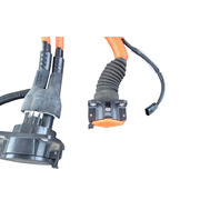 2011-2012 Nissan Leaf Battery Charge Port Cable Wire Orange 296B1-3NA1A, F020, OEM, 2011, 2012