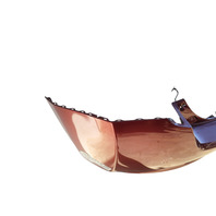 2011-2012 Nissan Leaf Rear Bumper Cover Assembly Burgundy HEM22-3NA2H, F020, OEM, 2011, 2012