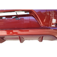 2011-2012 Nissan Leaf Rear Bumper Cover Assembly Burgundy HEM22-3NA2H, F020, OEM, 2011, 2012