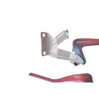 2011-2012 Nissan Leaf Hood Hinge Hinges Left and Right Set (2) Red 65400-3NA0A, F020, OEM, 2011, 2012
