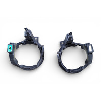 2011-2017 Nissan Leaf Fog Light Bracket Right/Left Set, 26910-3NA0A, F020, OEM, 2011, 2012, 2013, 2014, 2015, 2016, 2017