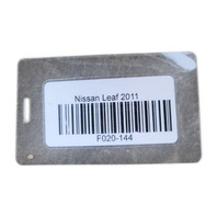 2011-2012 Nissan Leaf Front Right/Left Bumper Reinforcement Bracket Set 75115-3NA0A, F020, OEM, 2011, 2012