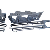 2007-2008 Acura TL Front Bumper Lower Fog Cover Grill And Bracket Housing Right/Left Set, 71107-SEP-A10ZA, F021, OEM, 2007, 2008