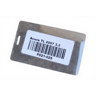 2007-2008 Acura TL Front Bumper Lower Fog Cover Grill And Bracket Housing Right/Left Set, 71107-SEP-A10ZA, F021, OEM, 2007, 2008