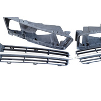 2007-2008 Acura TL Front Bumper Lower Fog Cover Grill And Bracket Housing Right/Left Set, 71107-SEP-A10ZA, F021, OEM, 2007, 2008