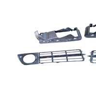 2007-2008 Acura TL Front Bumper Lower Fog Cover Grill And Bracket Housing Right/Left Set, 71107-SEP-A10ZA, F021, OEM, 2007, 2008