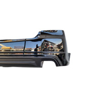 2007-2008 Acura TL Rear Bumper Cover, Black, 04715-SEP-A80ZZ, F021, OEM, 2007, 2008