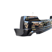 2007-2008 Acura TL Rear Bumper Cover, Black, 04715-SEP-A80ZZ, F021, OEM, 2007, 2008