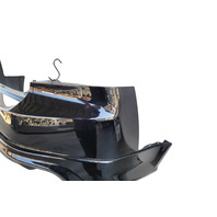 2007-2008 Acura TL Rear Bumper Cover, Black, 04715-SEP-A80ZZ, F021, OEM, 2007, 2008