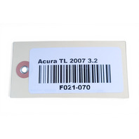 2004-2008 Acura TL Alternator Generator w/Pulley V6 3.5L 31100-RJA-A02, F021, OEM, 2004, 2005, 2006, 2007, 2008