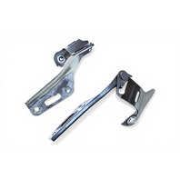 2004-2008 Acura TL Hood Hinges Set Left/Right Pair, 60120-SEP-A00ZZ, F021, OEM, 2004, 2005, 2006, 2007, 2008