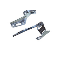 2004-2008 Acura TL Hood Hinges Set Left/Right Pair, 60120-SEP-A00ZZ, F021, OEM, 2004, 2005, 2006, 2007, 2008