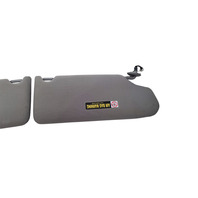 2007-2008 Acura TL Sun Visor Sunvisor Left/Right Set Gray Grey  83230-SEP-A02ZE, F021, OEM, 2007, 2008
