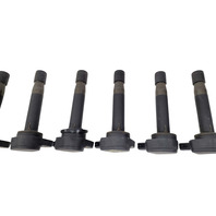 2004-2008 Acura TL Igniter Ignition Coil Plug 6 Piece Set V6 3.5L 30520-RCA-S01, F021, OEM, 2004, 2005, 2006, 2007, 2008