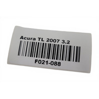 2004-2008 Acura TL Front Left Power Window Regulator Motor, 72250-SEP-305, F021, OEM, 2004, 2005, 2006, 2007, 2008