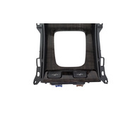 2007-2008 Acura TL Type-S Center Console Shifter Heated Seat Pocket Bezel Trim, 77292-SEP-A01ZA, F021, OEM, 2007, 2008