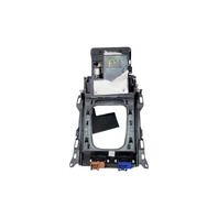 2007-2008 Acura TL Type-S Center Console Shifter Heated Seat Pocket Bezel Trim, 77292-SEP-A01ZA, F021, OEM, 2007, 2008