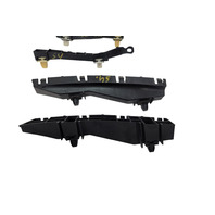 2004-2008 Acura TL Rear Left/Driver and Right/Passenger Bumper Retainer Bracket Set, 71593-SEP-A00, F021, OEM, 2004, 2005, 2006, 2007, 2008