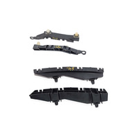 2004-2008 Acura TL Rear Left/Driver and Right/Passenger Bumper Retainer Bracket Set, 71593-SEP-A00, F021, OEM, 2004, 2005, 2006, 2007, 2008