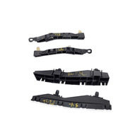 2004-2008 Acura TL Rear Left/Driver and Right/Passenger Bumper Retainer Bracket Set, 71593-SEP-A00, F021, OEM, 2004, 2005, 2006, 2007, 2008