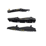 2004-2008 Acura TL Rear Left/Driver and Right/Passenger Bumper Retainer Bracket Set, 71593-SEP-A00, F021, OEM, 2004, 2005, 2006, 2007, 2008