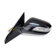 2007-2008 Acura TL Left/Driver Side View Mirror Carbon Black 76250-SEP-A12ZC, F021, OEM, 2007, 2008