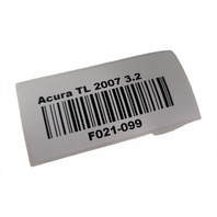 2007-2008 Acura TL Right/Passenger Side View Mirror Carbon Black 76200-SEP-A12ZC, F021, OEM, 2007, 2008