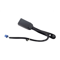 2005-2008 Acura TL Seat Belt Buckle Front Left Graphite Black, 04816-SEP-A11ZA, F021, OEM, 2005, 2006, 2007, 2008