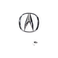 2004-2008 Acura TL Trunk Deck Lid Emblem Decal Logo 75701-SEP-A00, F021, OEM, 2004, 2005, 2006, 2007, 2008