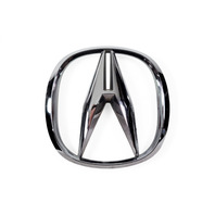 2004-2008 Acura TL Trunk Deck Lid Emblem Decal Logo 75701-SEP-A00, F021, OEM, 2004, 2005, 2006, 2007, 2008