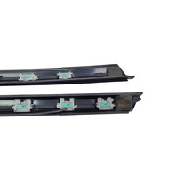 2003-2011 Honda Element Front Pillar Cover Trim Garnish Exterior Right/Left Set, F022, OEM, 2003, 2004, 2005, 2006, 2007, 2008, 2009, 2010, 2011