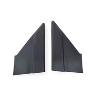 2003-2011 Honda Element Interior Right/Left Side View Mirror Cover Trim Garnish Set, 76220-SCV-A00ZA, F022, OEM, 2003, 2004, 2005, 2006, 2007, 2008, 2009, 2010, 2011