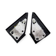 2003-2011 Honda Element Interior Right/Left Side View Mirror Cover Trim Garnish Set, 76220-SCV-A00ZA, F022, OEM, 2003, 2004, 2005, 2006, 2007, 2008, 2009, 2010, 2011