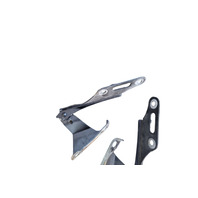 2003-2011 Honda Element Hood Hinges Left/Right Grey Set 60120-S5A-000ZZ, F022, OEM, 2003, 2004, 2005, 2006, 2007, 2008, 2009, 2010, 2011