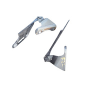 2003-2011 Honda Element Hood Hinges Left/Right Grey Set 60120-S5A-000ZZ, F022, OEM, 2003, 2004, 2005, 2006, 2007, 2008, 2009, 2010, 2011