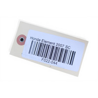 2003-2011 Honda Element Hood Hinges Left/Right Grey Set 60120-S5A-000ZZ, F022, OEM, 2003, 2004, 2005, 2006, 2007, 2008, 2009, 2010, 2011