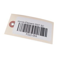 2006-2008 Honda Element Exterior Door Handle Front Left/Driver Black, 72180-SCV-A11ZB, F022, OEM, 2006, 2007, 2008