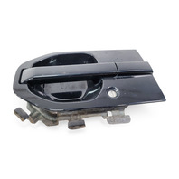 2006-2008 Honda Element Exterior Door Handle Front Left/Driver Black, 72180-SCV-A11ZB, F022, OEM, 2006, 2007, 2008