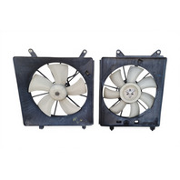 2003-2011 Honda Element Radiator/Condenser Cooling Fan w/Motor Shroud Set, F022, OEM, 2003, 2004, 2005, 2006, 2007, 2008, 2009, 2010, 2011