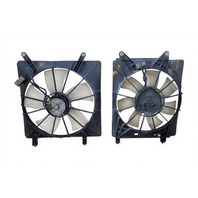 2003-2011 Honda Element Radiator/Condenser Cooling Fan w/Motor Shroud Set, F022, OEM, 2003, 2004, 2005, 2006, 2007, 2008, 2009, 2010, 2011