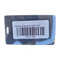 2007-2008 Honda Element Front Fender Cladding Molding Right/Passenger Black, 74115-SCV-A90ZA, F022, OEM, 2007, 2008