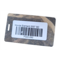 2007-2008 Honda Element Rocker Panel Molding Right/Passenger Black, 71800-SCV-A90ZA, F022, OEM, 2007, 2008