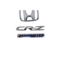 2011-2016 Honda CR-Z CRZ Emblem Logo "CR-Z" Rear Trunk, 75722-SZT-G01, 75701-SZT-G01, F023, OEM, 2011, 2012, 2013, 2014, 2015, 2016