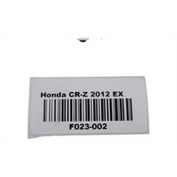 2011-2016 Honda CR-Z CRZ Emblem Logo "CR-Z" Rear Trunk, 75722-SZT-G01, 75701-SZT-G01, F023, OEM, 2011, 2012, 2013, 2014, 2015, 2016