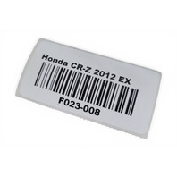 2011-2012 Honda CR-Z CRZ Side View Mirror Right/Passenger Metallic 76200-SZT-306ZC, F023, OEM, 2011, 2012