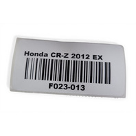 2011-2016 Honda CR-Z CRZ Door Radio Speaker Front Right/Left Set, 39120-TF0-901, F023, OEM, 2011, 2012, 2013, 2014, 2015, 2016