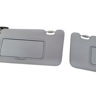 2012-2016 Honda CR-Z CRZ Sun Shade Visor Left/Right Set Gray/Grey, F023, OEM, 2012, 2013, 2014, 2015, 2016