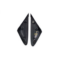 2011-2016 Honda CR-Z CRZ Front Right/Left Door Pillar Corner Garnish Mirror Molding Set, 75495-SZT-G01, F023, OEM, 2011, 2012, 2013, 2014, 2015, 2016